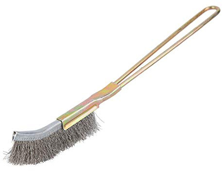 Naroote 23cm / 22cm Straight Bonsai Brush, Bonsai Brush, Curved Head/Straight for Bonsai Enthusiasts Beginners(Elbow)