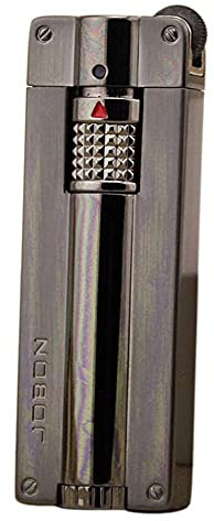YTMY Briquet jet flamme rechargeable au gaz butane rechargeable (sans carburant, couleur aléatoire)