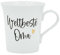 Him & I® - Weltbeste Oma Tasse mit Echtgold Veredelung - Geschenkidee für Omi - 340 ml - Porzellan Tasse - Kaffeetasse - Kaffeebecher - Geschenk für die Großmutter, Mama & beste Freundin