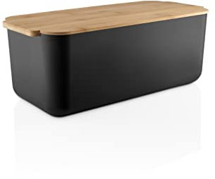 EVA SOLO | Brotkasten |Optimale Aufbewahrung, die das Brot frisch und lecker hält | black