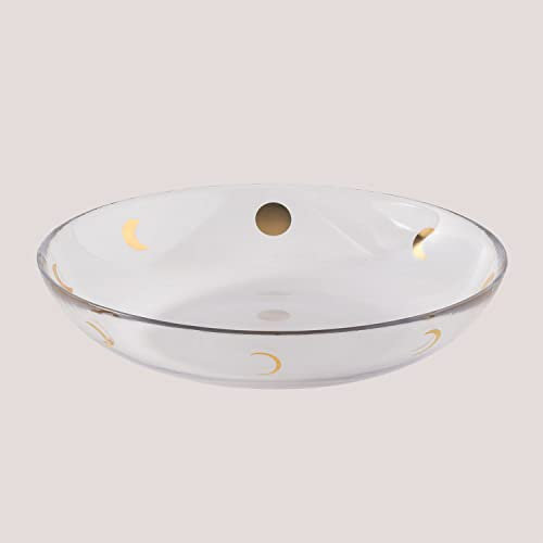 SKLUM Pack de 4 Assiettes Creuses en Verre Exton -