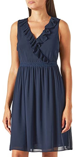 Naf Naf Damen Lotussa R1 Robe, Marineblau, 32