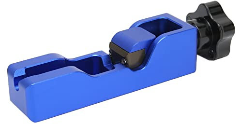 Ouitble Zündkerzen-Abstands-Werkzeug, Zündkerzen-Abstands-Werkzeug, blaues Metall, strapazierfähig, universell für 6061 10 mm 12 mm 14 mm 16 mm Zündkerzen