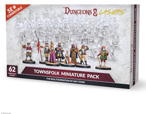 Archon Studio Dungeons & Lasers - Townsfolk Minature Pack - EN
