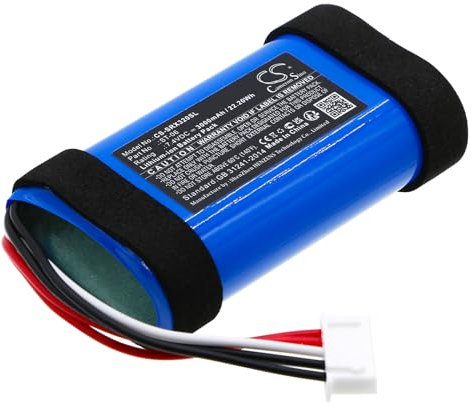 TECHTEK Battery 3000mAh compatible with [Sony] SRS-XB31, SRS-XB32, SRS-XB33, SRS-XE300 replaces IAJ002NA, ID1057, ST-06, ST-06S