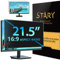 STARY Computer Sichtschutzfilter 21,5 Zoll 16:9 Seitenverhältnis, Blaulicht Blendfrei Abnehmbare 21,5 Monitor Sichtschutzfolie für Hp/Dell/Acer/Lenovo/Asus
