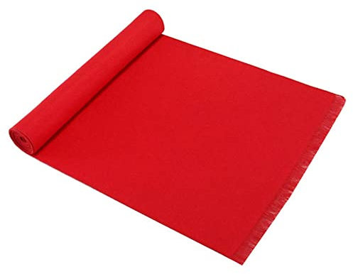 Skcess Schal Herren Cashmere, Halstuch Herren Weich Rein Rot Einfarbig Scarf Winter 180X30CM(71X12In)