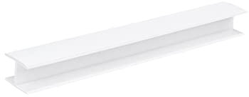 Korner Sockelblende Verbinder Weiss Hochglanz 100mm | Sockellesite | Sockelprofil | Küchensockel | Eckverbindung | Endstück | Zubehör