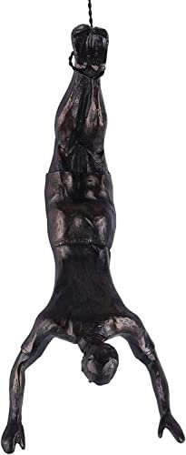 XYQXYQ Kletterer Skulptur, Moderne dekorative Wandkunst, männliche Skulptur, kreative Rostklettererkunst, dekorative männliche Skulptur (Bungee Jumping)