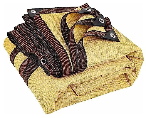 Schattennetz, Garten-Sonnenschutz, Schattentuch, Beige, für Wintergarten, Teich, Carport, Tomaten, Abdeckung, Sonnensegel, 75% UV-beständig