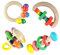 BESTonZON 1Stk Glöckchen kunststoffgriff Easy Grip Education Toy Music Instrument Spielzeug Schlittenglocken Musikinstrument Kinderglocken Klingel aus Edelstahl Bambus
