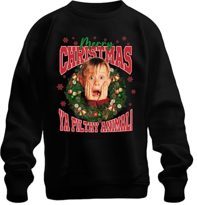 Merry Christmas Ya Filthy Animal Kevin McCallister - Home Alone Christmas Xmas Unisex Christmas Jumper