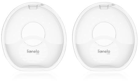 LIONELO MILKY SIMPLE - Set di 2 vaschette per il latte, in silicone senza BPA, facile da pulire, discreto, pratico, riutilizzabile, per il latte