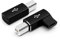 leizhan USB C Female to Printer Male Adapter (2-Pack), Straight and 90-Degree，MIDI Adapter for Yamaha Casio Digital Piano, Keyboard, DJ Controller, DAC to iPad -Black