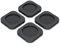 Lot de 4 patins antidérapants pour machine à laver et sèche-linge à hauteur réglable (60 x 60 x 8 mm)