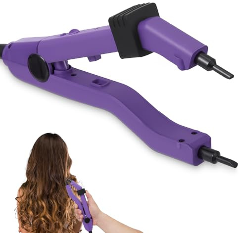 Professional Hair Extensions Iron, Heating Tip Hair Connector Wand Adjustable Temperature 100℃ - 220℃, Fusion Hair Extension Iron Keratin Bonding Hair Styling Tools