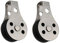 BESTonZON 1 Satz Edelstahl Rolle Einzelrolle Nylon Seilrolle Bootsrolle Fischernetzrolle 2 Stück