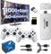 XIXIMENG Y6 Consola de Juego Retro Game Stick,11000+Juegos 40+Emualtores,4K HD Output Consola de Juegos portátil,Emuelec4.3,Consola de Videojuegos con Mando Inalámbrico 2.4G, (128G)
