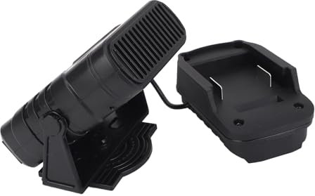 SEAFRONT Battery Powered Heater Portable Space Heater with Double USB, 2 Temp Settings Cordless Heating for BL1830 BL1850 BL1840 BL1845 BL1815 Battery
