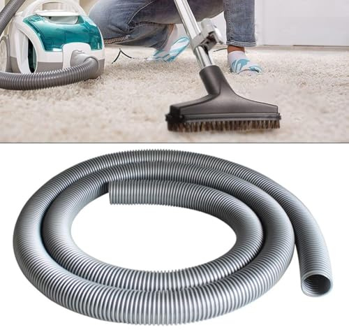 Opatiny Tubo flessibile per aspirapolvere EVA, diametro interno 38 mm, diametro esterno 45 mm, lunghezza 3 m, compatibile con PATIKIL Karcher, LG, Haier, Midea, Electrolux, serie grigio
