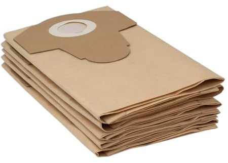 Sacs For Aspirateur Eau Et Poussière 20L/15L/30L Les Modèles, Compatibles Avec Einhell, 1820 S, 2340 SA Et 1250S.(5pcs)