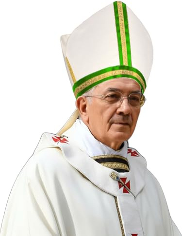 Unykaflor Papst Hut, Bischof Hut Papst Mitre Klerus Kostüm Kopfbedeckung für Halloween Cosplay Kostüm Party