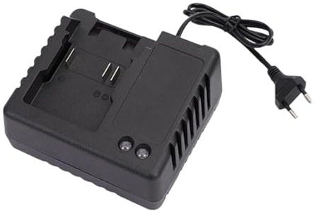21V Lithium-Ionen-Akku Ladegerät mit LED-Anzeige, Schnellladung, feuerfest & wasserdicht, Ersatz für Elektrowerkzeuge