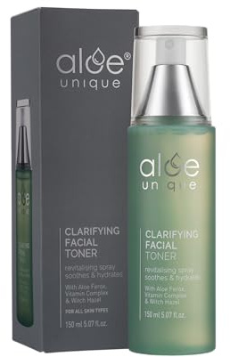 Sanftes Klärendes Gesichtswasser mit Hamamelis & Aloe Ferox – Feuchtigkeitsspendender Toner für alle Hauttypen – Porenverfeinernd & Beruhigend – 150 ml