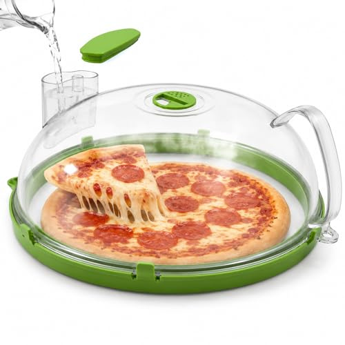 Microwave Splatter Cover for Food, Clear Microwave Plate Cover with Handle Vent Holes Splash Guard Cooker Lid BPA Free TPR