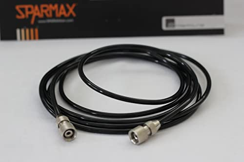 SPARMAX Verbindungsschlauch gerade schwarz 2m