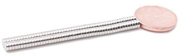 Brudazon | 15 Mini Scheiben-Magnete 3x1mm | N52 stärkste Stufe - Neodym-Magnete ultrastark | Power-Magnet für Modellbau, Foto, Whiteboard, Pinnwand, Kühlschrank, Basteln | Magnetscheibe extra stark