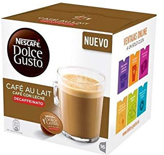 NESTLE 12293457 CAPSULA Cafe CAPSULAS Cafe con Leche DESCAF.3 * 16