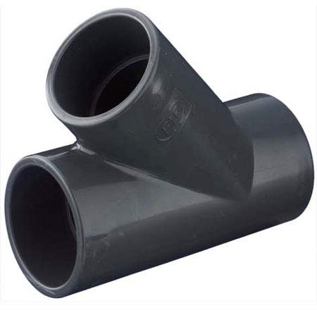 TE 45° PVC Pression Femelles à coller PN16 50mm