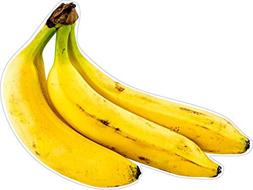 Akachafactory Aufkleber Vinyl Banane Obst Gemüse