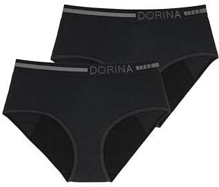 Dorina Damen Eco Moon Super Absorbierender Menstruationsslip 2er Pack