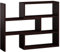 MATKAM IREK Stehregal aus Holz, regulierbare Breite, B/H/T 80-145 x 110 x 28 cm, Holzstärke 18 mm, perfekt als Eckregal oder Raumtrenner, Verschiedene Ausführungen, max. Belastung 30 kg (Wenge)