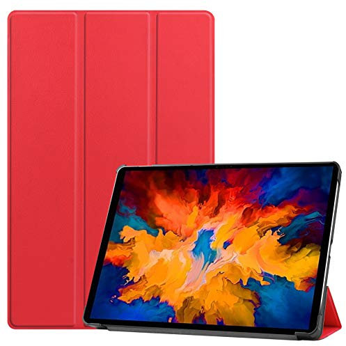 Lobwerk Cover per Tablet Lenovo Tab P11 PRO TB-XJ706F 11.5 Pollici Custodia Sottile con Funzione di Supporto e Funzione Auto Sleep/Wake Rosso