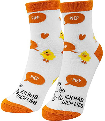 Sheepworld Zaubersocken Damen Motiv Lieb | Damensocken, Größe 36-40 | Geschenk für Sie, Ostern | 47360