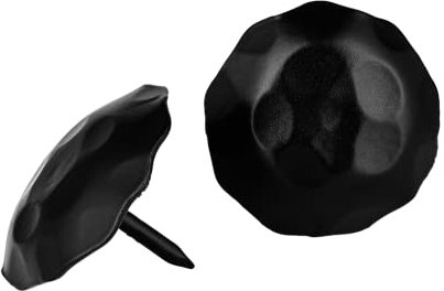 Borderland Rustikale Hardware Artisan Series Rundnägel & Clavos, handgefertigt, Schwarz, 50 Stück