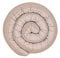 ULLENBOOM ® Baby Kuschelschlange 300 cm in Sand (Made in EU) - Kuschelschnecke in vielen Farben und Größen, Bezug: 100% ÖkoTex Baumwolle, Nackenrolle, Motiv: Waffelpique