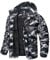 KEFITEVD Winter Jacke Herren Comouflage Übergangsjacke Warm mit Kapuze Schneejacke Tarnmuster Herbstjacke Männer Windjacke mit Reißverschluss Tarn M