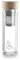 Lacor - 62534 - Botella Termo Flora, Botella con Filtro Infusor, Fabricada en Vidrio Borosilicato, Ideal para Infusiones y Tés, Libre de BPA, 350 ml