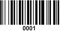 Universal Etiketten Archivierungsetiketten 30x15mm Code 128B 1000Etiketten/Rolle 4 bis 6 Stellig (PE-Folie Weiß, 0001-1000)