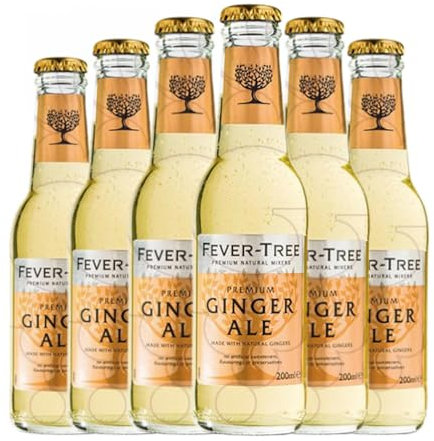 Getränke und Mixer Fever-Tree Ginger Ale Kleine Flasche 20 cl (Schachtel mit 6 Kleine Flasche von 20 cl)