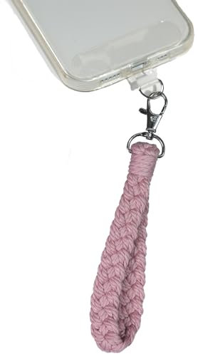 AMAYO - Chaîne de téléphone portable universelle bohème, pendentif pour téléphone portable, perles de téléphone portable, dragonne, coton, bracelet, bracelet de téléphone portable, compatible avec