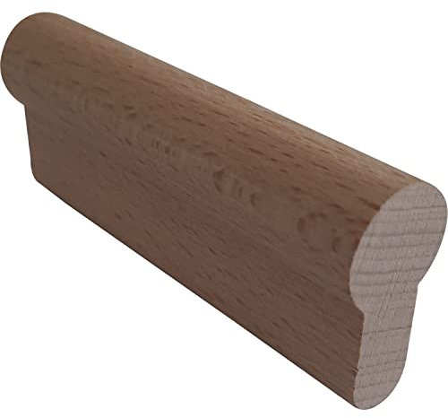VASALAT Cylindre obturateur H1 en bois 80 x 17 x 33 mm Hêtre brut