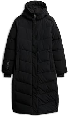 Superdry Damen Langer City Chevron Steppmantel