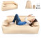UISEBRT Aufblasbares Sofa Luftsofa Camping Tragbar Campingsofa Aufblasbare Couch mit Integrierter Elektrischer Luftpumpe Faules Sofa für Outdoor Indoor Reisen Party Strand, Doppelsofa