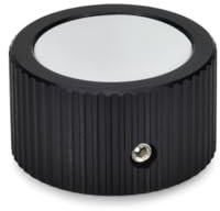 Ganter Normelemente | Drehknöpfe Universell Aluminium | Schaltknopf | Durchmesser 22mm | Bohrung: 5mm | GN 726-22-B5-N-1