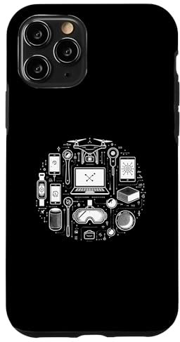 Gadget Gli strumenti del gadget tecnologico della tecnologia dell'era moderna Custodia per iPhone 11 Pro